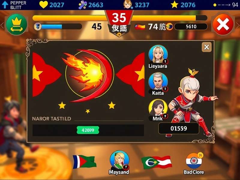 Pepper Warrior Blitz regional language support screenshot